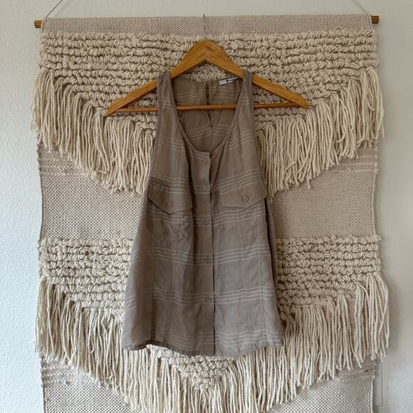 T by Alexander Wang Tops - T by Alexander Wang Dobby Stripe Tank